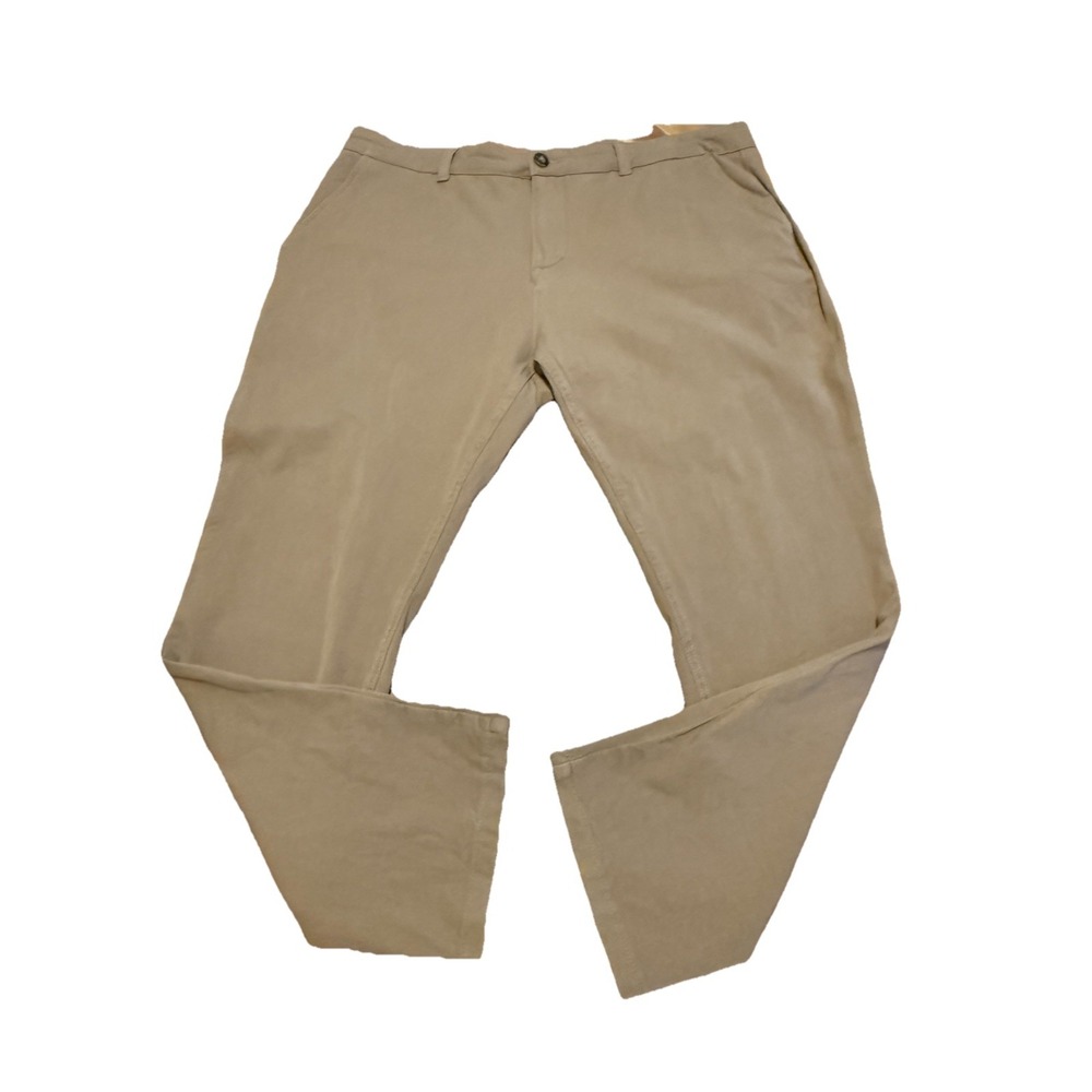 MUGSY‎ Belmonts Mens Khaki Pants 40x30 Casual Chino Straight Leg Casual Stretch